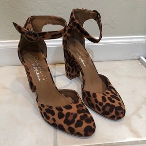 Matisse leopard heels